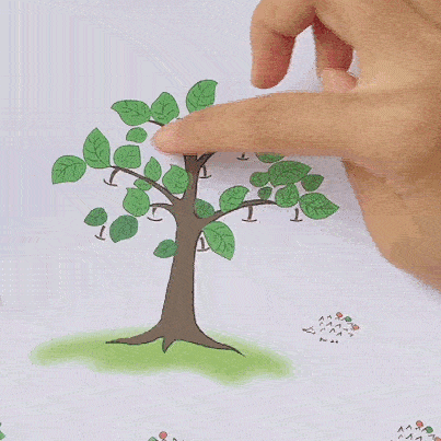 Kit de pintura de Dedos para crianças
